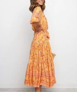 PUP49 Dresses Zesty Dress - Orange