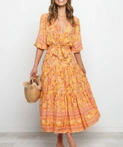PUP49 Dresses Zesty Dress - Orange