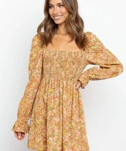 PUP9 Zoya Dress - Orange Floral Dresses
