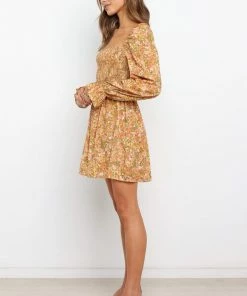 PUP9 Zoya Dress - Orange Floral Dresses