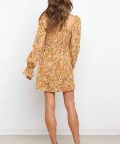 PUP9 Zoya Dress - Orange Floral Dresses