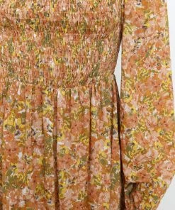 PUP9 Zoya Dress - Orange Floral Dresses