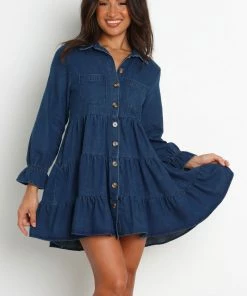 PUP3 Zubaira Dress - Dark Blue Wash