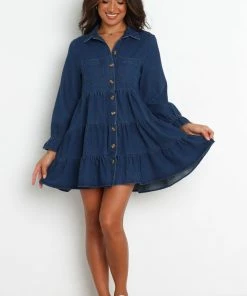PUP3 Zubaira Dress - Dark Blue Wash