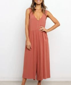 PUP3 Clothing Carson Jumpsuit - Rust