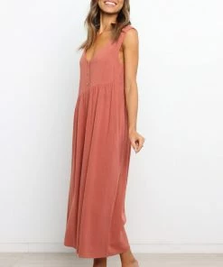 PUP3 Clothing Carson Jumpsuit - Rust