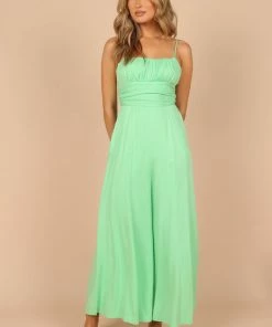 PUP56 Glyph Jumpsuit - Mint Green Clothing