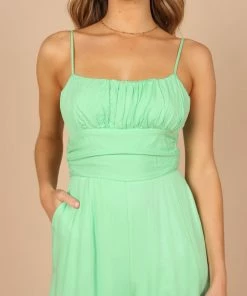 PUP56 Glyph Jumpsuit - Mint Green Clothing