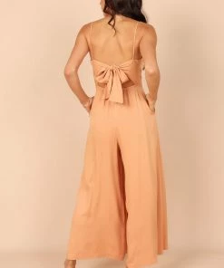 PUP56 Glyph Jumpsuit - Tan Clothing