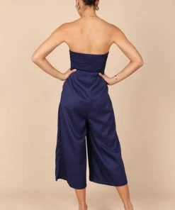 PUP14 Clothing Jonie Strapless Jumpsuit - Navy