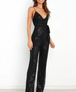 PUP58 Wedding Guest Ruth Jumpsuit - Black