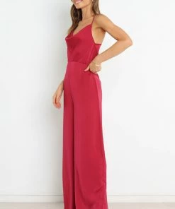 PUP58 Sapphire Jumpsuit - Wine