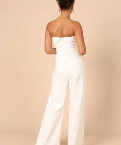 PUP26 Tahari Jumpsuit - White For The Bride