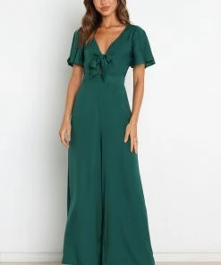 PUP58 Wedding Guest Vara Jumpsuit - Emerald