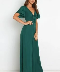 PUP58 Wedding Guest Vara Jumpsuit - Emerald