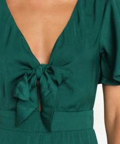 PUP58 Wedding Guest Vara Jumpsuit - Emerald