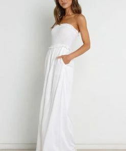 PUP4 Xander Jumpsuit - White For The Bride