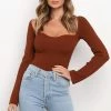 PUP3 Clothing Aquerelle Knit Sweater - Chocolate Brown