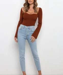 PUP3 Clothing Aquerelle Knit Sweater - Chocolate Brown