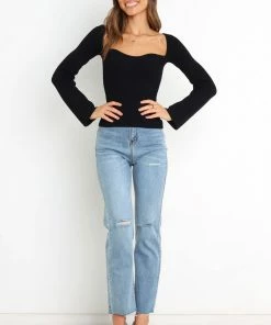 PUP3 Aquerelle Knit Sweater - Black Clothing