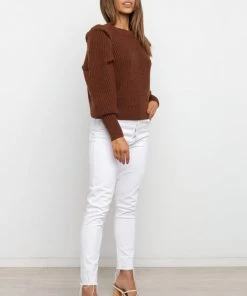 PUP3 Arimura Knit Sweater - Brown Clothing
