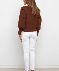 PUP3 Arimura Knit Sweater - Brown Clothing