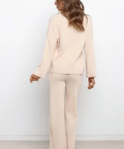 PUP3 Aroha Knit Sweater - Cream Clothing