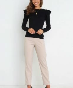 PUP3 Aspen Knit Sweater - Black Clothing