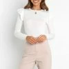 PUP3 For The Bride Aspen Knit Sweater - White