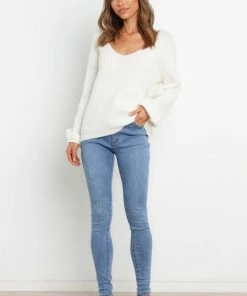 PUP4 Ayita Knit Sweater - White For The Bride