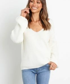 PUP4 Ayita Knit Sweater - White For The Bride