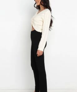 PUP14 Baylor Knit Sweater - White