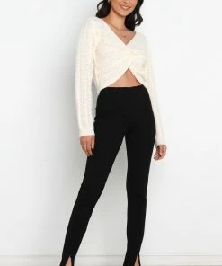 PUP14 Baylor Knit Sweater - White