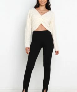 PUP14 Baylor Knit Sweater - White