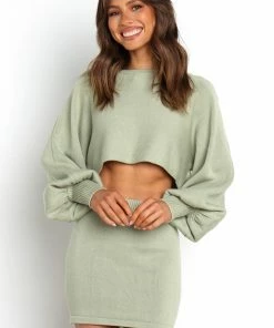 PUP30 Beni Knit Sweater - Green