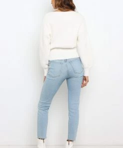 PUP52 Berrida Knit Sweater - White Clothing