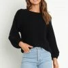PUP30 Briggs Knit Sweater - Black Clothing