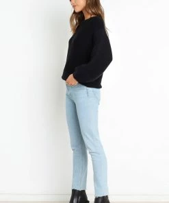 PUP30 Briggs Knit Sweater - Black Clothing