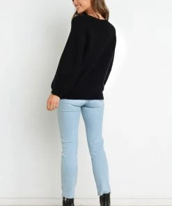 PUP30 Briggs Knit Sweater - Black Clothing