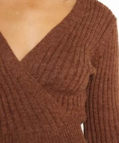 PUP4 Clothing Brother Knit Sweater - Chocolate Brown