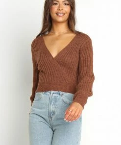 PUP4 Clothing Brother Knit Sweater - Chocolate Brown