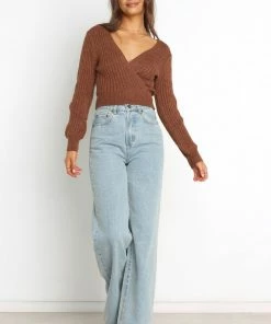 PUP4 Clothing Brother Knit Sweater - Chocolate Brown