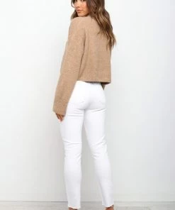 PUP5 Brumby Knit Sweater - Brown Clothing