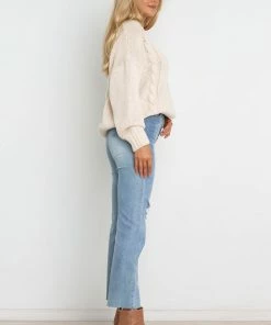 PUP4 Cammy Knit Sweater - Cream Bump Friendly