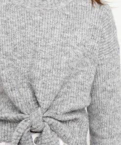 PUP44 Clothing Captivate Knit Sweater - Grey