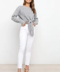 PUP44 Clothing Captivate Knit Sweater - Grey