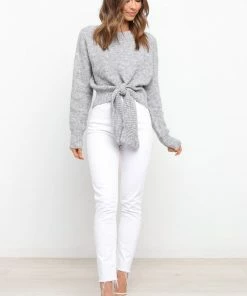 PUP44 Clothing Captivate Knit Sweater - Grey