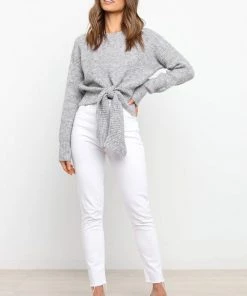 PUP44 Clothing Captivate Knit Sweater - Grey
