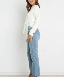 PUP44 Captivate Knit Sweater - Cream Clothing