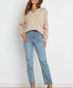 PUP4 Carla Knit Sweater - Beige